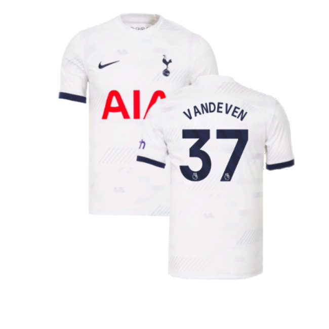 2023-2024 Tottenham Hotspur Home Shirt (Van De Ven 37)-SoccerKits Hub | Buy Soccer Jerseys Online
